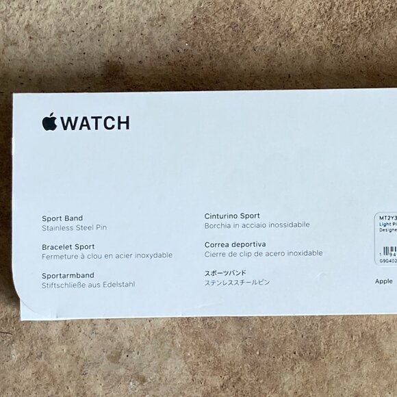 Authentic Apple Watch Light Pink Sport Band 41mm NEW - Picture 4 of 4